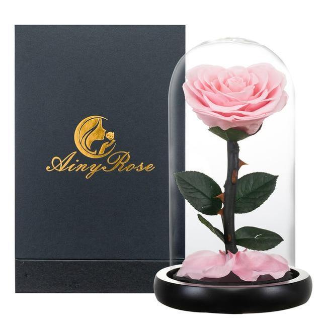 Handmade Resin Everlasting Flower in Glass Gift For Your Wife and Girlfriend - Buy Confidently with Smart Sales Australia