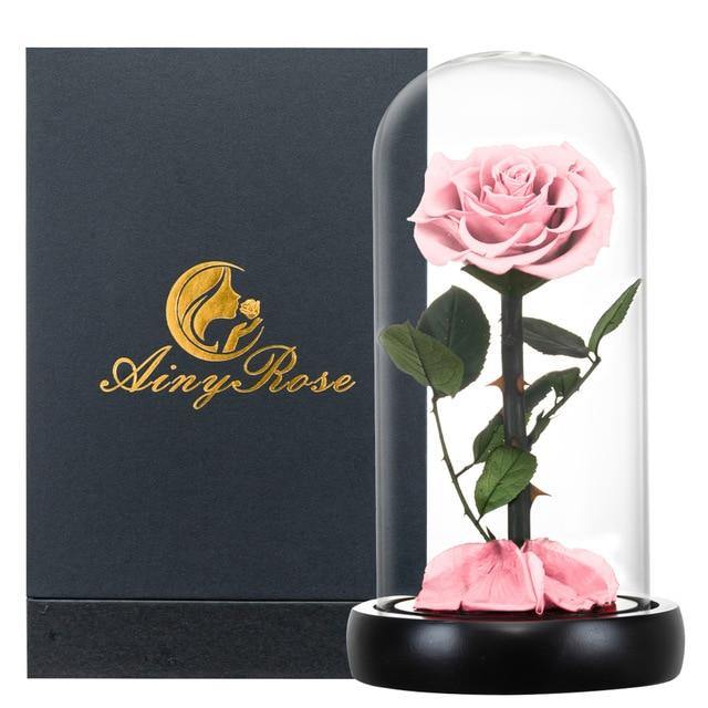 Handmade Resin Everlasting Flower in Glass Gift For Your Wife and Girlfriend - Buy Confidently with Smart Sales Australia