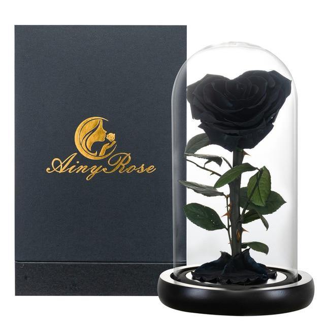 Handmade Resin Everlasting Flower in Glass Gift For Your Wife and Girlfriend - Buy Confidently with Smart Sales Australia