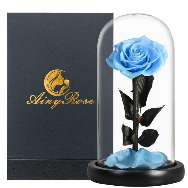 Handmade Resin Everlasting Flower in Glass Gift For Your Wife and Girlfriend - Buy Confidently with Smart Sales Australia