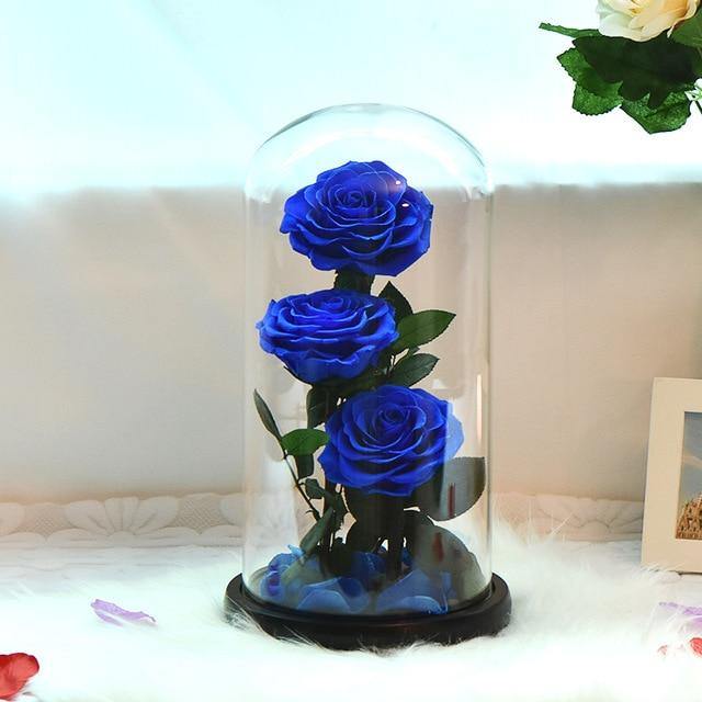 Handmade Resin Everlasting Flower in Glass Gift For Your Wife and Girlfriend - Buy Confidently with Smart Sales Australia