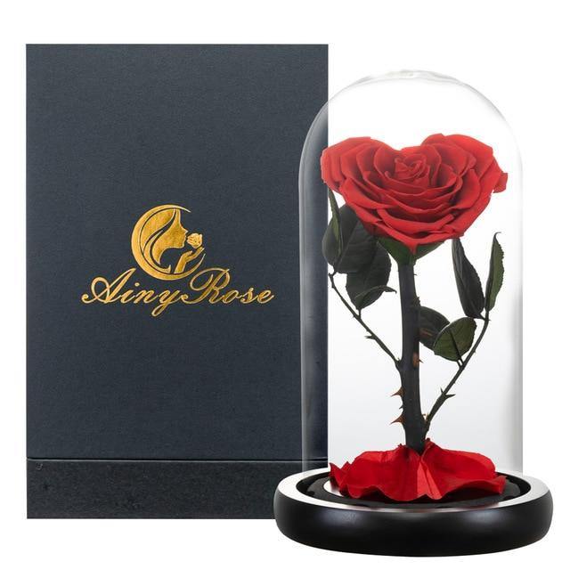 Handmade Resin Everlasting Flower in Glass Gift For Your Wife and Girlfriend - Buy Confidently with Smart Sales Australia