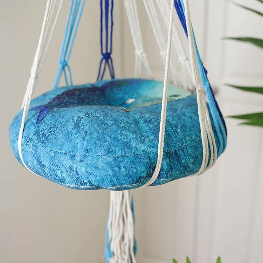 Hanging Soft Hand-Woven Cotton Swing for Pets - Buy Confidently with Smart Sales Australia