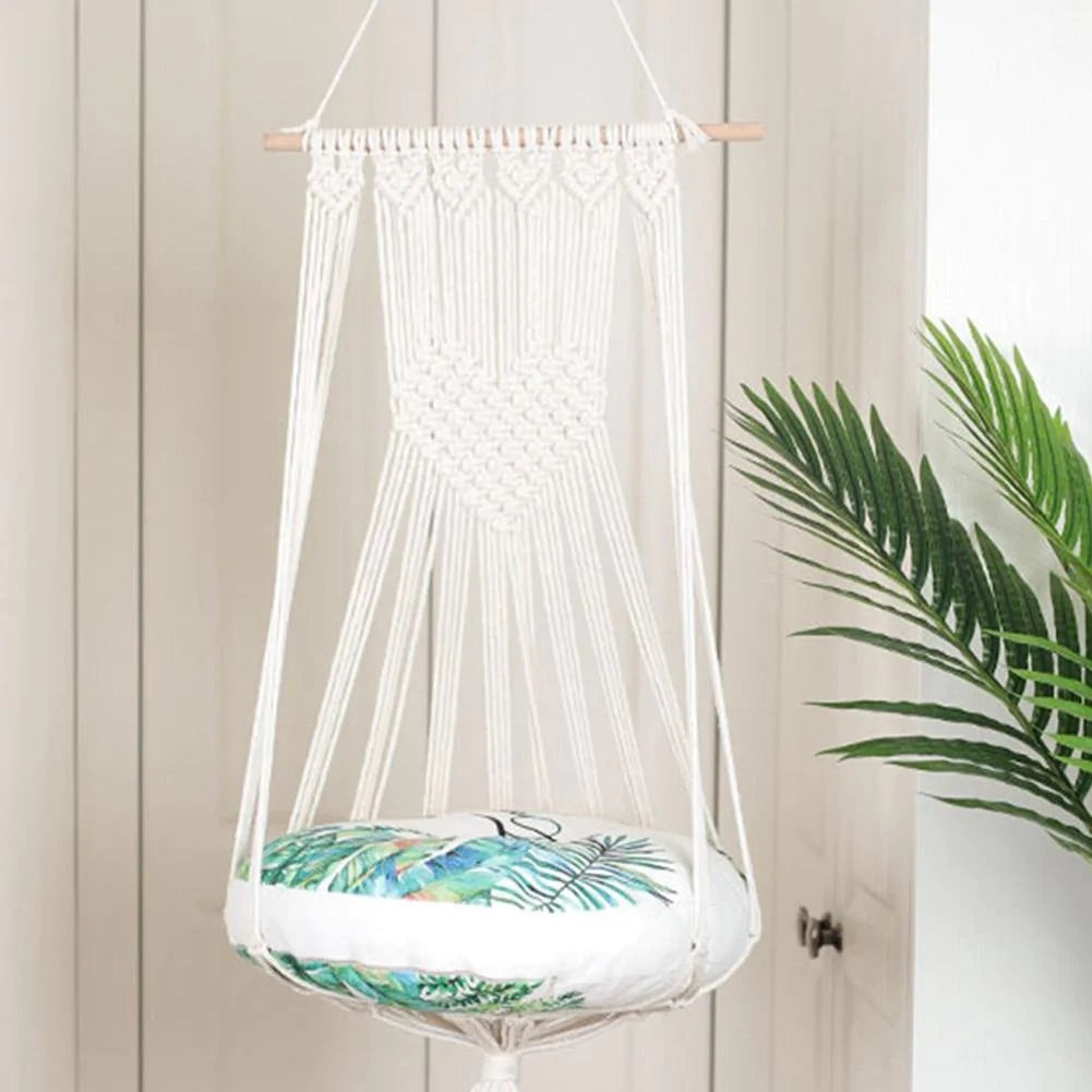 Hanging Soft Hand-Woven Cotton Swing for Pets - Buy Confidently with Smart Sales Australia