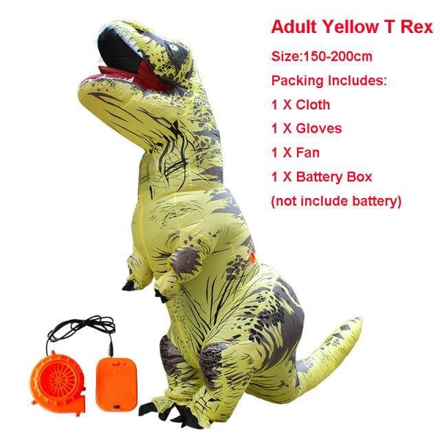 Inflatable Dinosaur/T Rex Unisex Cosplay Costume For Parties - Buy Confidently with Smart Sales Australia