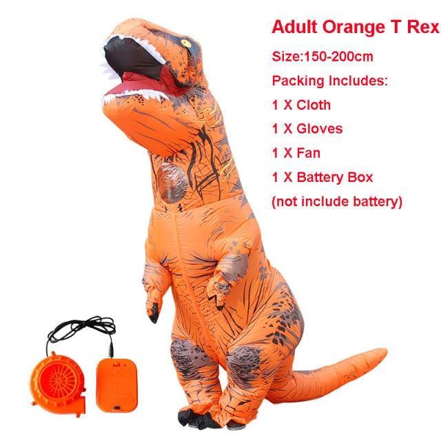 Inflatable Dinosaur/T Rex Unisex Cosplay Costume For Parties - Buy Confidently with Smart Sales Australia