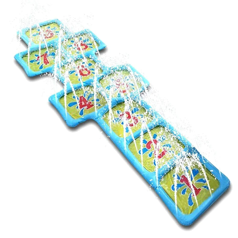 Inflatable Sprinkler Hopscotch Outdoor Summer Fun Splash Mat 1.74m x 0.6m - Buy Confidently with Smart Sales Australia