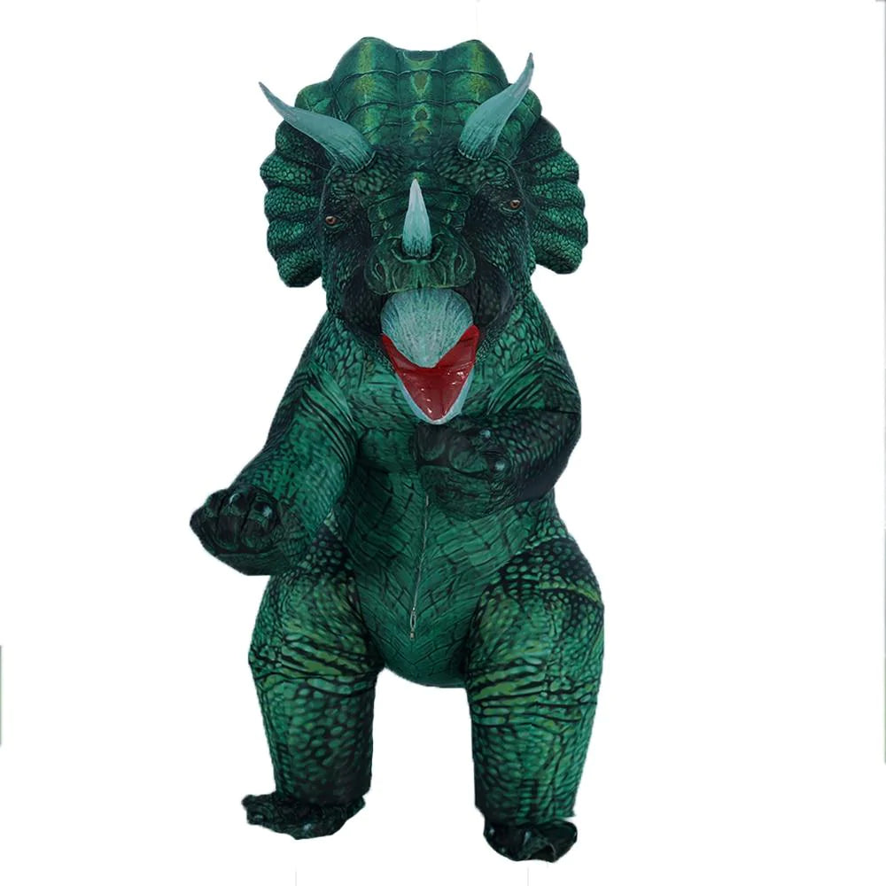 Inflatable Triceratops Adult Mascot Party Costume - Multiple Colours Available - Buy Confidently with Smart Sales Australia