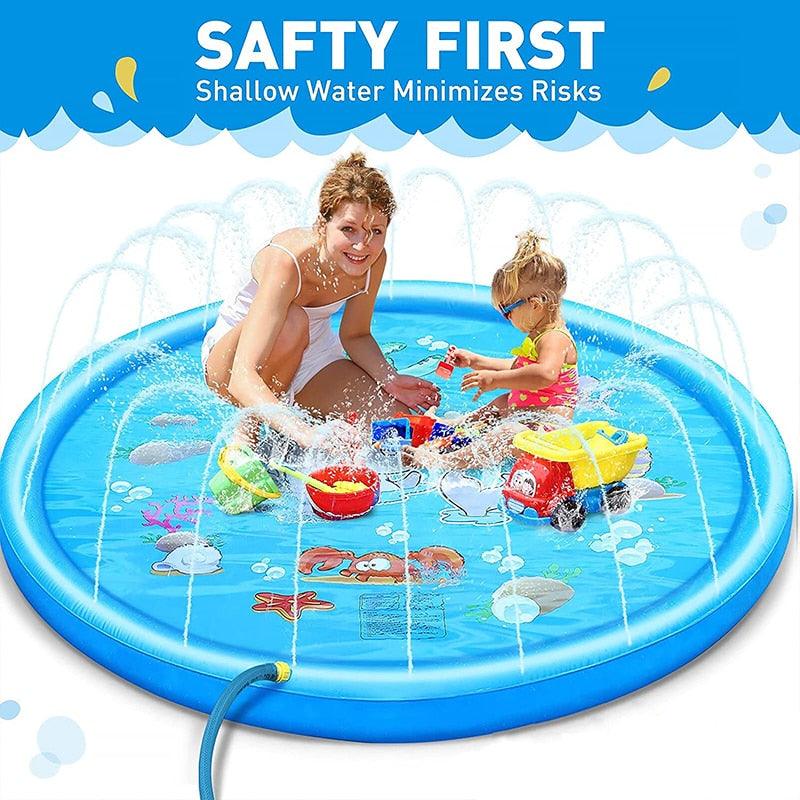 Inflatable Water Sprinkler Toy Mat for Kids 100cm & 170cm Diameter - Buy Confidently with Smart Sales Australia