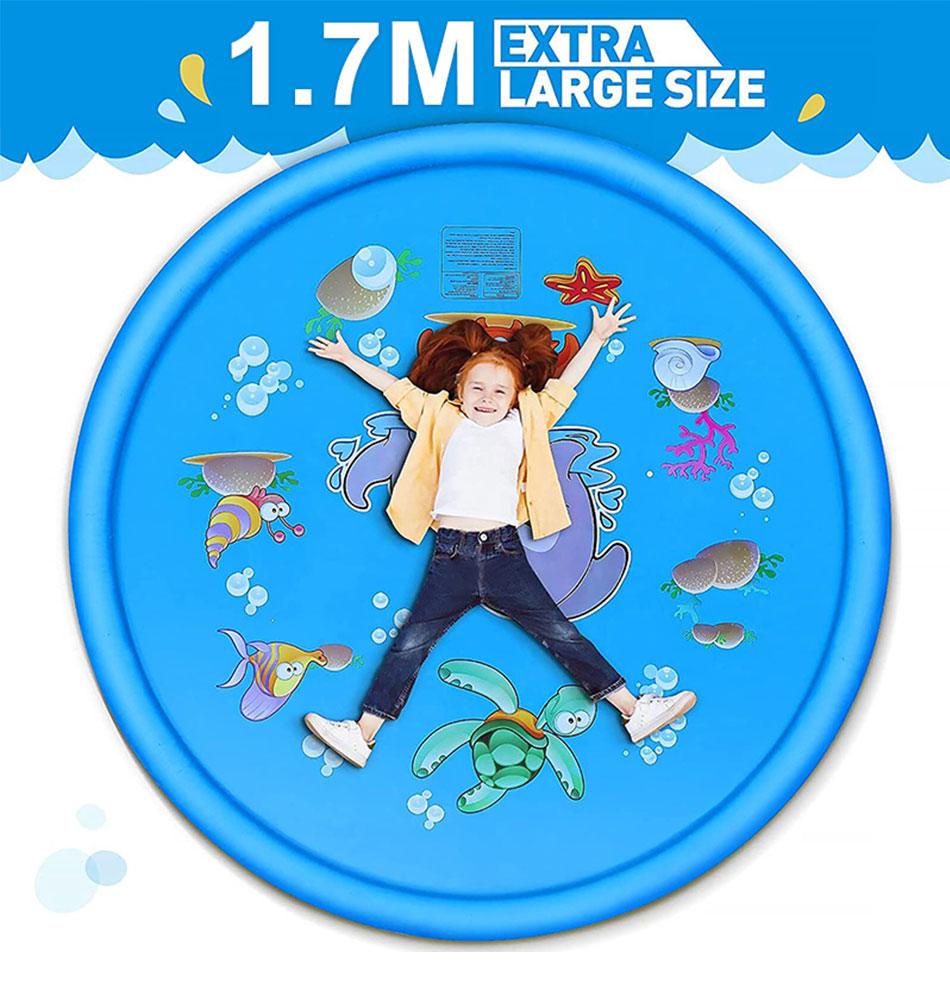 Inflatable Water Sprinkler Toy Mat for Kids 100cm & 170cm Diameter - Buy Confidently with Smart Sales Australia