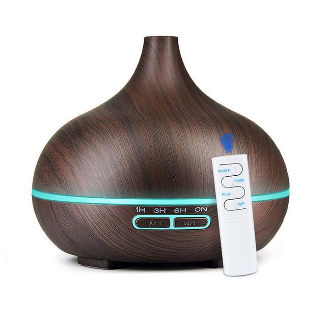 KBAYBO Large Aromatherapy Essential Oil Diffuser / Humidifier w/ LED Night Light, Remote Control, 550ml Tank - Buy Confidently with Smart Sales Australia