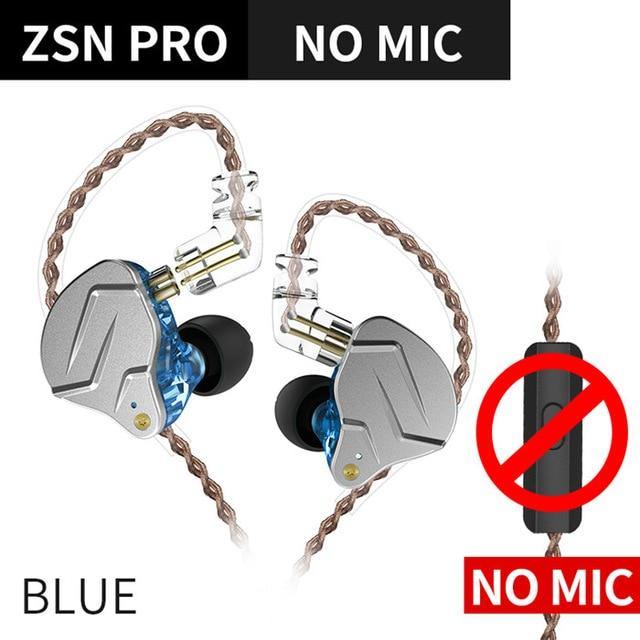 KZ ZSN Pro Metallic HiFi Sporty Earphones For Mobile Internet Gaming - Buy Confidently with Smart Sales Australia