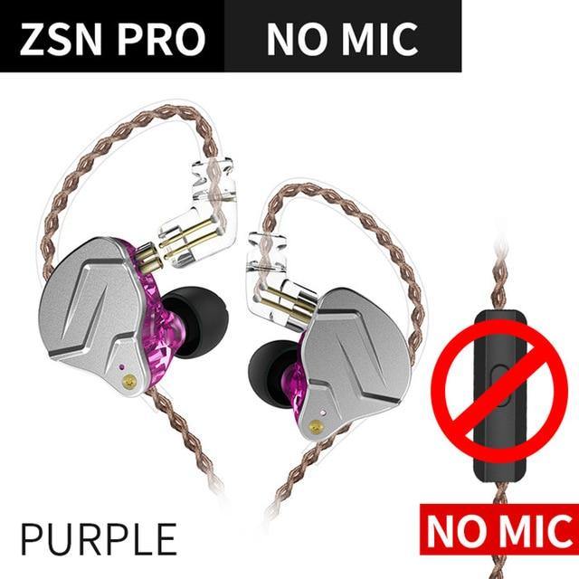 KZ ZSN Pro Metallic HiFi Sporty Earphones For Mobile Internet Gaming - Buy Confidently with Smart Sales Australia