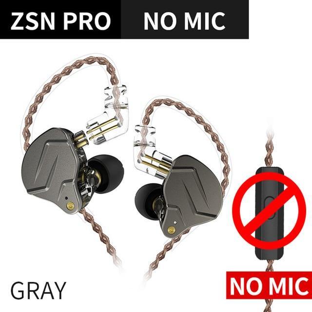 KZ ZSN Pro Metallic HiFi Sporty Earphones For Mobile Internet Gaming - Buy Confidently with Smart Sales Australia