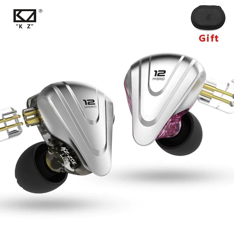 KZ ZSX Earphones 5BA+1DD Hybrid 12 Drivers Noise Proof For Android iOS - Buy Confidently with Smart Sales Australia