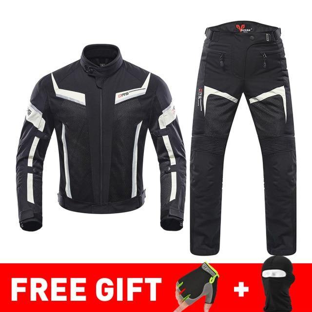 Light Breathable Anti-Static Mesh Design Motorcycle Jacket with Pants - Buy Confidently with Smart Sales Australia