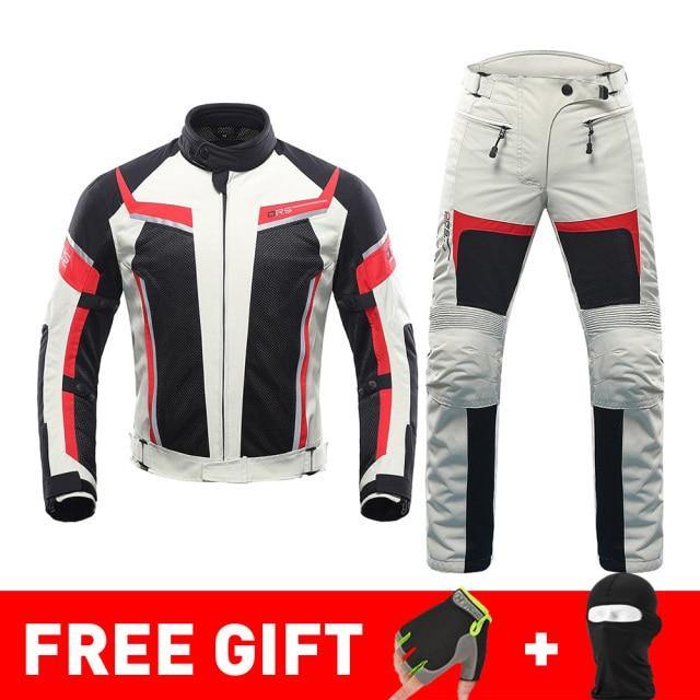 Light Breathable Anti-Static Mesh Design Motorcycle Jacket with Pants - Buy Confidently with Smart Sales Australia