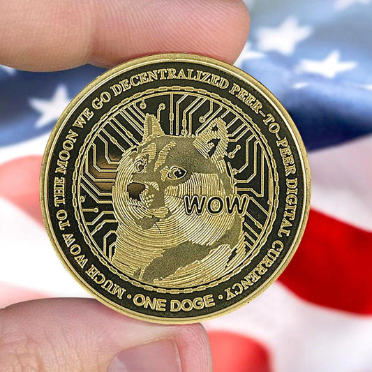 Limited Edition Collectible Commemorative Coin Plated Dogecoin - Buy Confidently with Smart Sales Australia