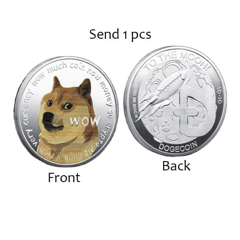 Limited Edition Collectible Commemorative Coin Plated Dogecoin - Buy Confidently with Smart Sales Australia