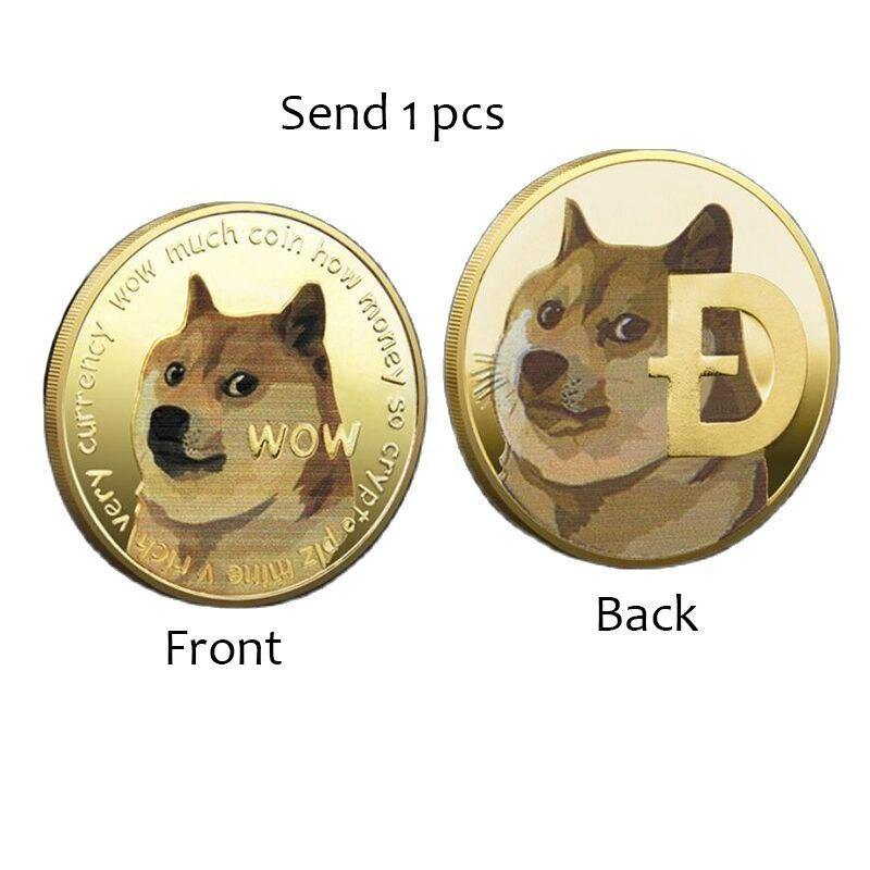 Limited Edition Collectible Commemorative Coin Plated Dogecoin - Buy Confidently with Smart Sales Australia