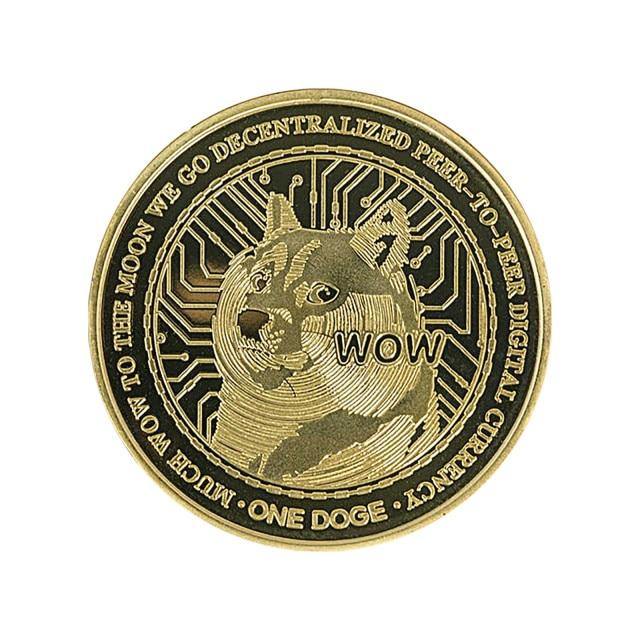 Limited Edition Collectible Commemorative Coin Plated Dogecoin - Buy Confidently with Smart Sales Australia