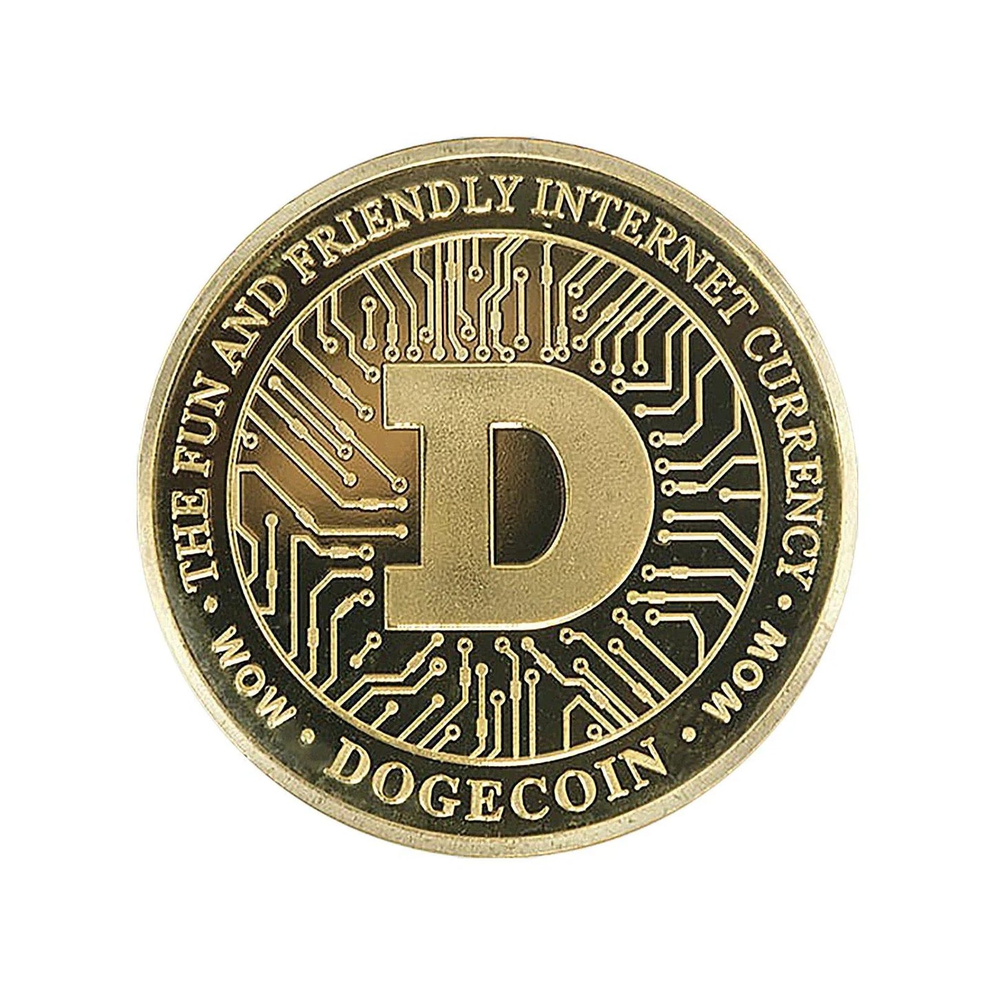 Limited Edition Collectible Commemorative Coin Plated Dogecoin - Buy Confidently with Smart Sales Australia