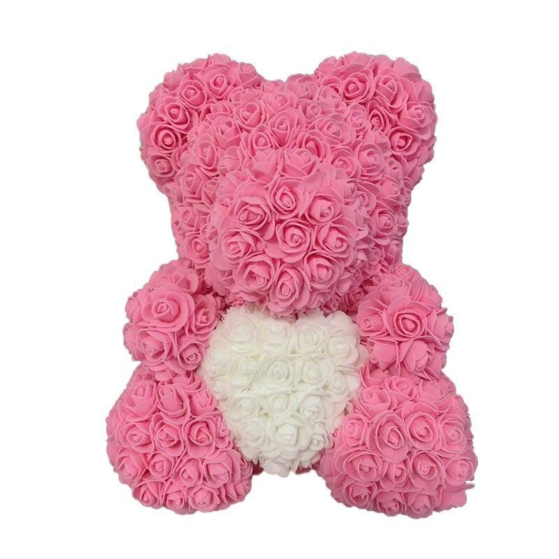 Magnificent Rose Bear Artificial Flowers Gift For Your Girlfriend and Wife - Buy Confidently with Smart Sales Australia