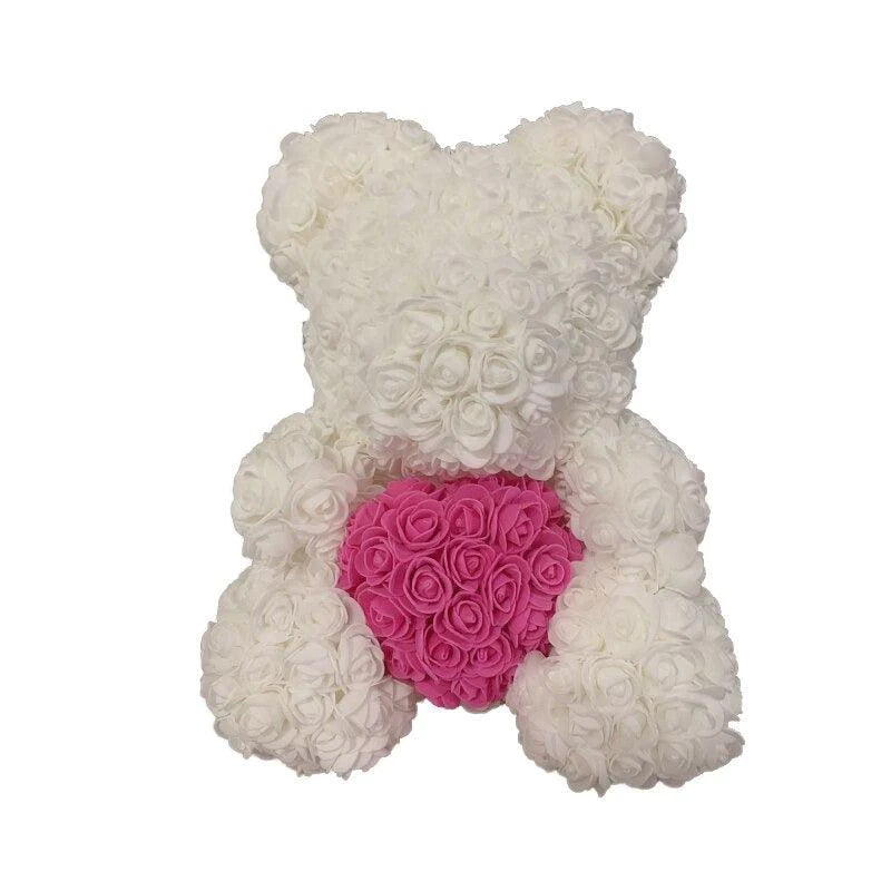 Magnificent Rose Bear Artificial Flowers Gift For Your Girlfriend and Wife - Buy Confidently with Smart Sales Australia