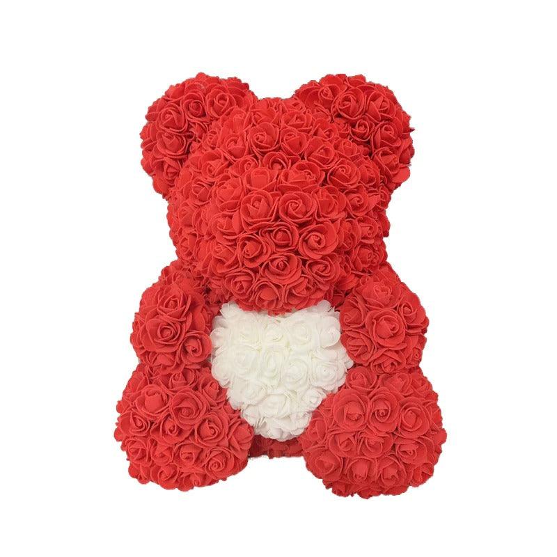 Magnificent Rose Bear Artificial Flowers Gift For Your Girlfriend and Wife - Buy Confidently with Smart Sales Australia