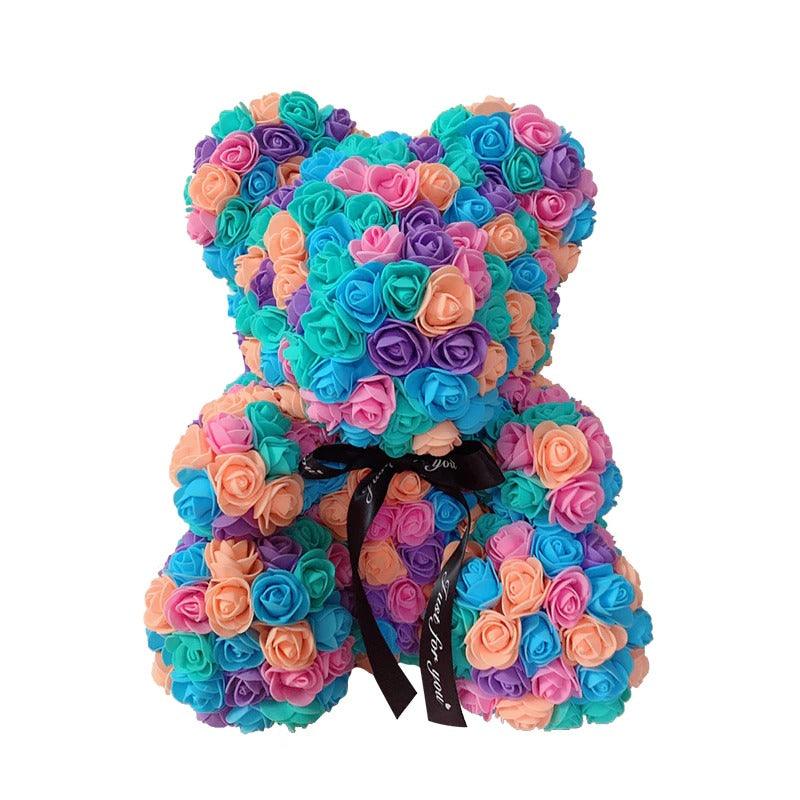 Magnificent Rose Bear Artificial Flowers Gift For Your Girlfriend and Wife - Buy Confidently with Smart Sales Australia