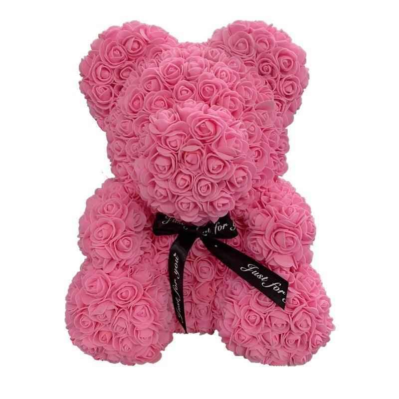 Magnificent Rose Bear Artificial Flowers Gift For Your Girlfriend and Wife - Buy Confidently with Smart Sales Australia