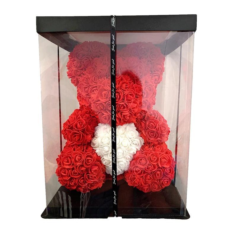 Magnificent Rose Bear Artificial Flowers Gift For Your Girlfriend and Wife - Buy Confidently with Smart Sales Australia