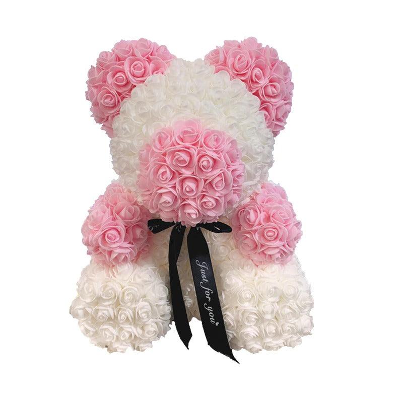 Magnificent Rose Bear Artificial Flowers Gift For Your Girlfriend and Wife - Buy Confidently with Smart Sales Australia