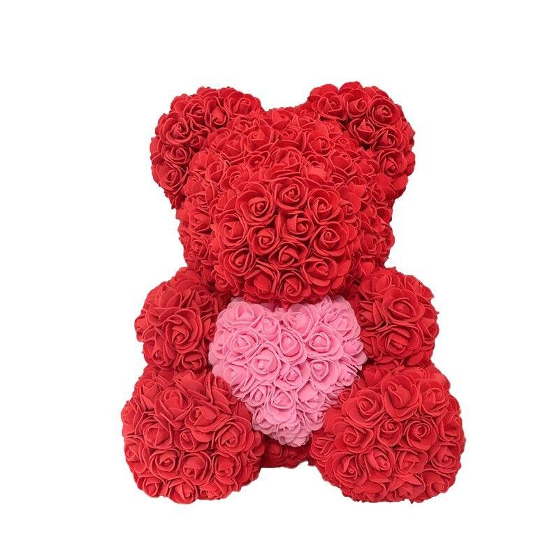 Magnificent Rose Bear Artificial Flowers Gift For Your Girlfriend and Wife - Buy Confidently with Smart Sales Australia