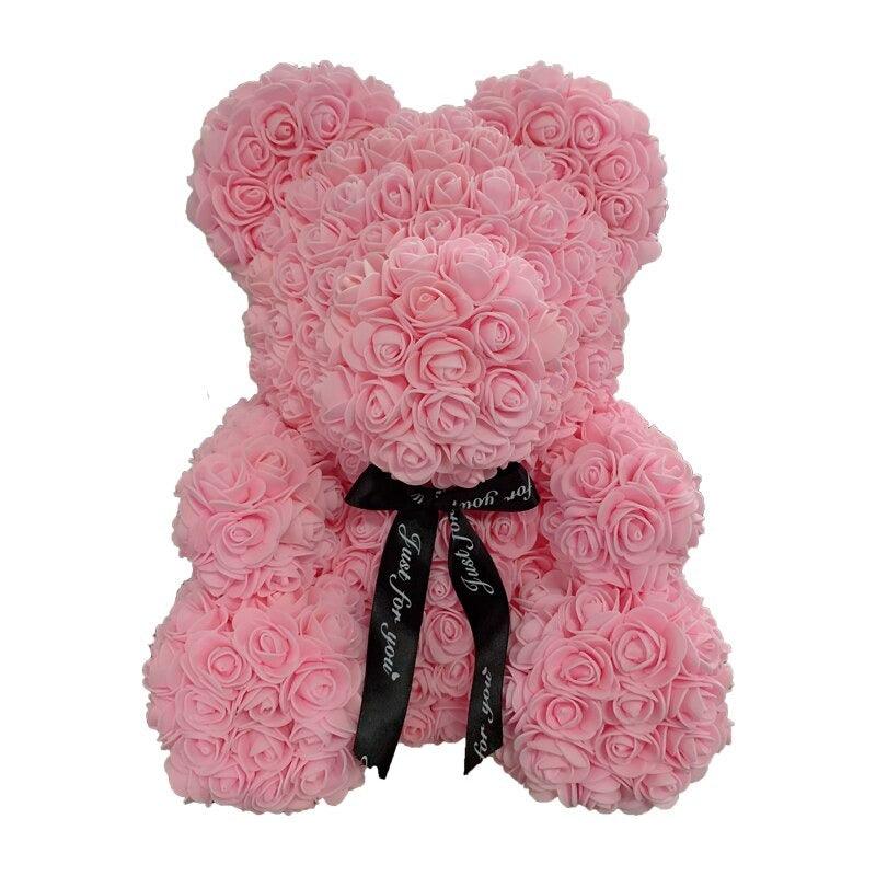 Magnificent Rose Bear Artificial Flowers Gift For Your Girlfriend and Wife - Buy Confidently with Smart Sales Australia