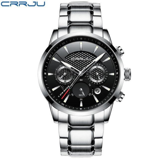 Men’s Waterproof Luxury Steel Watch with Calendar - Buy Confidently with Smart Sales Australia