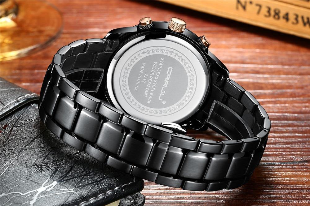 Men’s Waterproof Luxury Steel Watch with Calendar - Buy Confidently with Smart Sales Australia