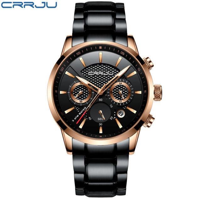 Men’s Waterproof Luxury Steel Watch with Calendar - Buy Confidently with Smart Sales Australia