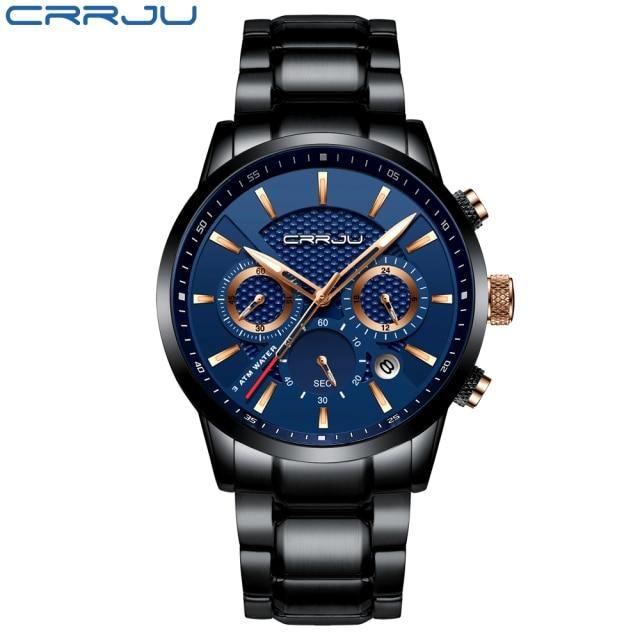 Men’s Waterproof Luxury Steel Watch with Calendar - Buy Confidently with Smart Sales Australia