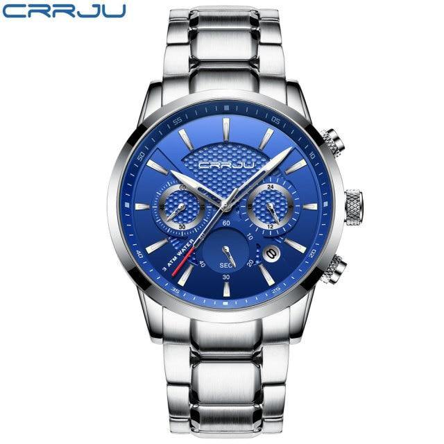 Men’s Waterproof Luxury Steel Watch with Calendar - Buy Confidently with Smart Sales Australia