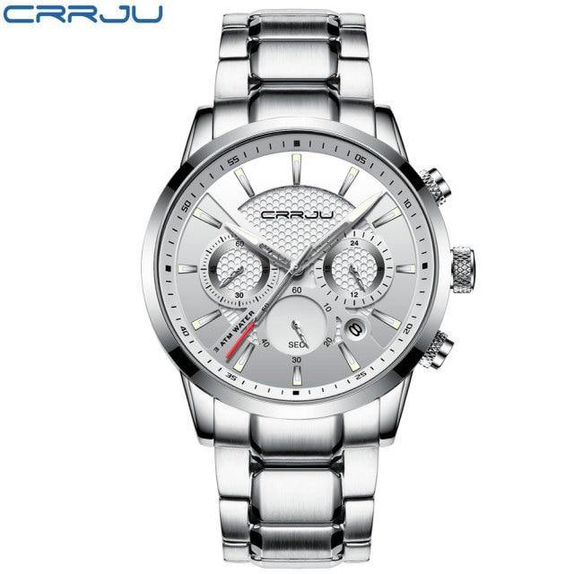 Men’s Waterproof Luxury Steel Watch with Calendar - Buy Confidently with Smart Sales Australia