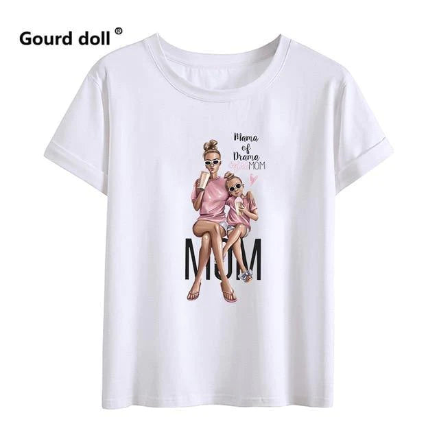 Mother And Daughter Matching Shirt Printed Super Mom and Daughter - Buy Confidently with Smart Sales Australia