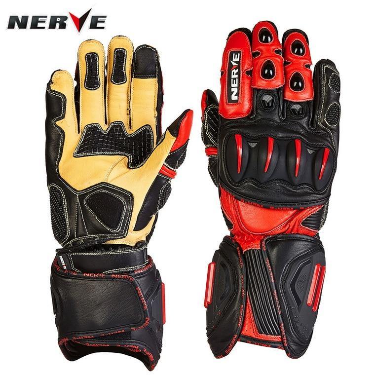 Motorcycle Carbon Fiber Anti-Slip Leather Gloves For Riders - Buy Confidently with Smart Sales Australia