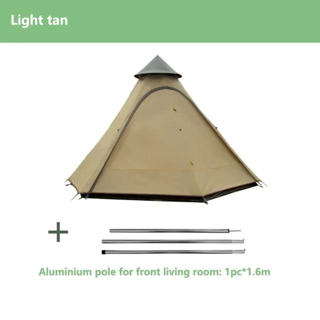 Multifunctional Double-Layered Large Outdoor Camping Tent for 4 Persons - Buy Confidently with Smart Sales Australia