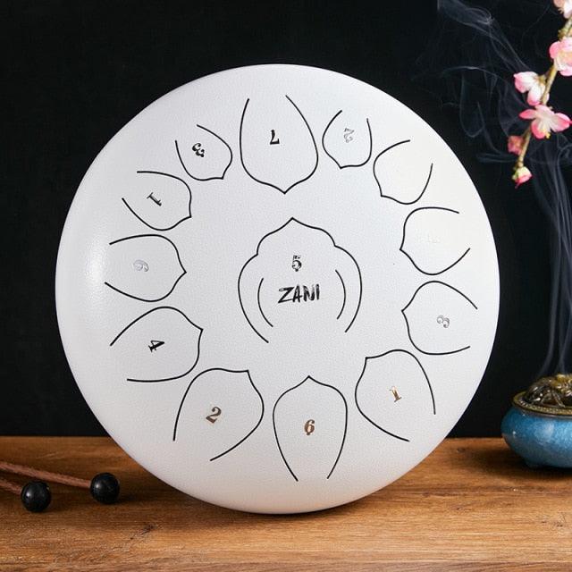 Multifunctional Stainless Steel 15 Tone Tongue Drum for Yoga Meditation - Buy Confidently with Smart Sales Australia