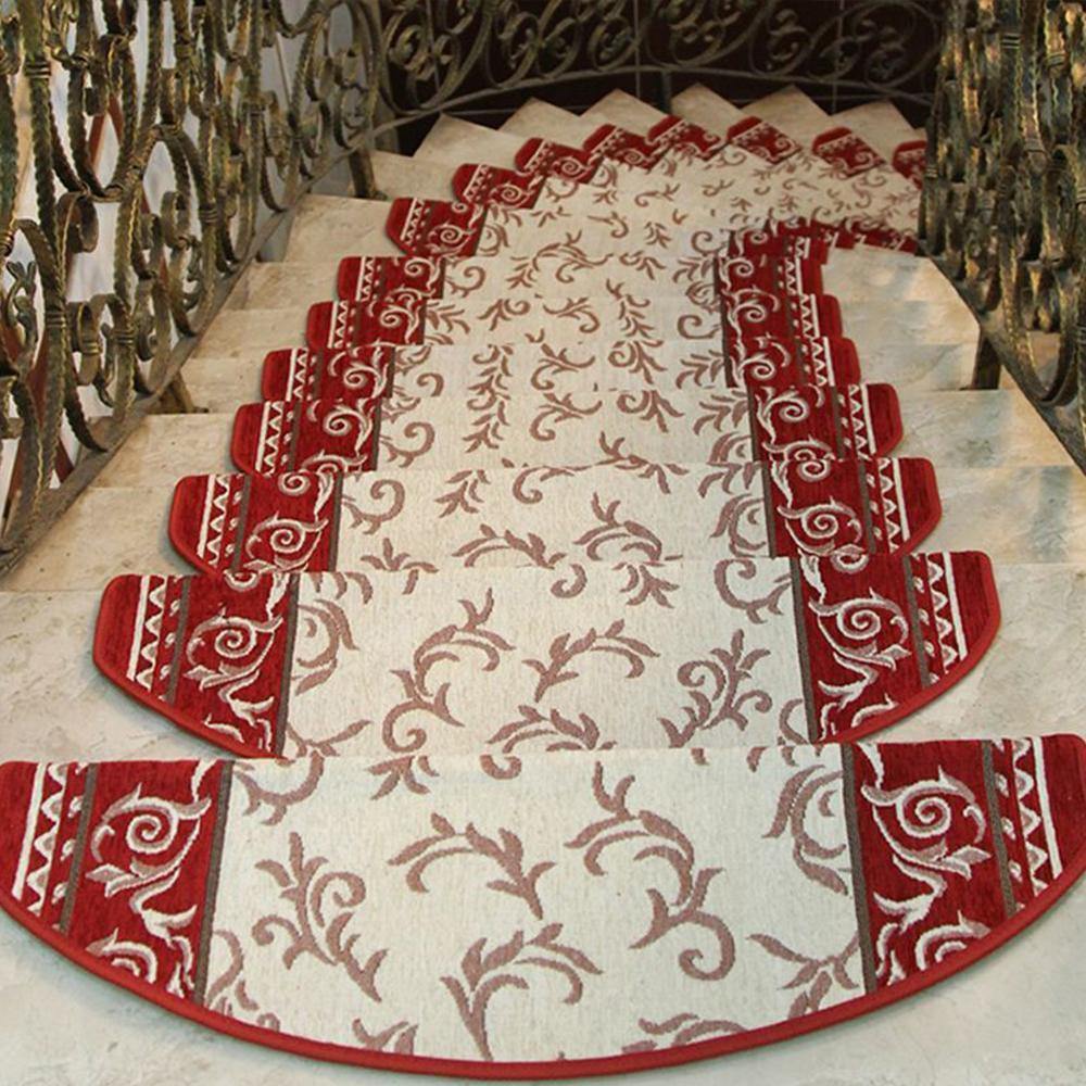 Non-slip Stairs Carpet Self-adhesive European Pastoral Floral Rug - Buy Confidently with Smart Sales Australia