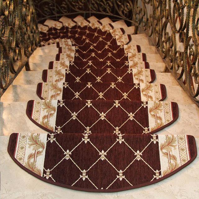 Non-slip Stairs Carpet Self-adhesive European Pastoral Floral Rug - Buy Confidently with Smart Sales Australia