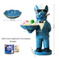 Nordic Tray Dog Porch Figurine Sculpture Decoration with Bluetooth Audio - Buy Confidently with Smart Sales Australia