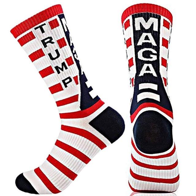 Novelty 3D POTUS Donald Trump 2020 Socks | Unisex Adult Casual Crew Socks with Fake Hair Crew - Buy Confidently with Smart Sales Australia