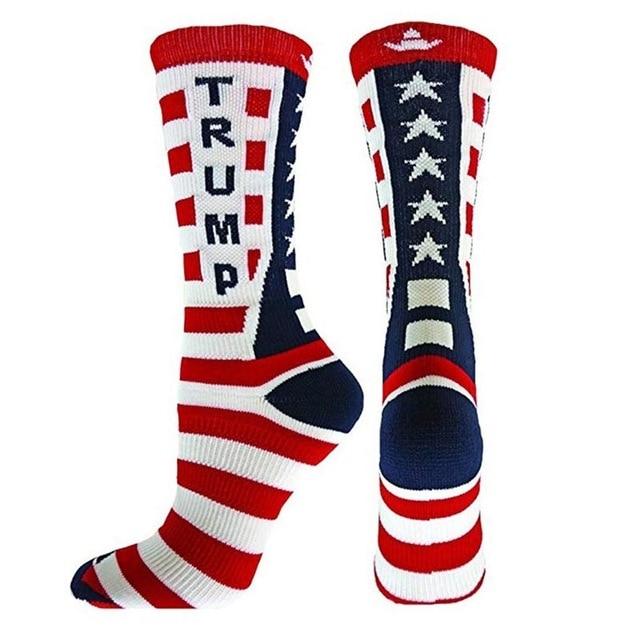 Novelty 3D POTUS Donald Trump 2020 Socks | Unisex Adult Casual Crew Socks with Fake Hair Crew - Buy Confidently with Smart Sales Australia